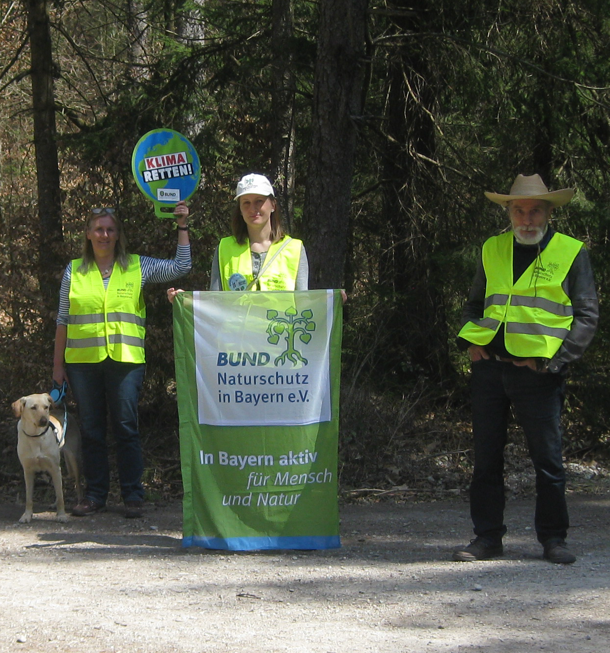 20210427 JA zu 5 Windrädern im Ebersberger Forst - Martin Geilhufe, Landebeauftragter des BN, und die Kreisgruppe Ebersberg um Olaf Rautenberg haben zu einem Pressetermin im Ebersberger Forst eingeladen