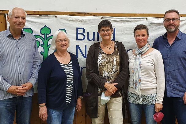 20210915_Neuer Vorstand in Kirchseeon - Lex Janssen, Gisela Sonnleitner, Beate Kiss, Cordula Wieland-Ulrich, Alexander Hoepler