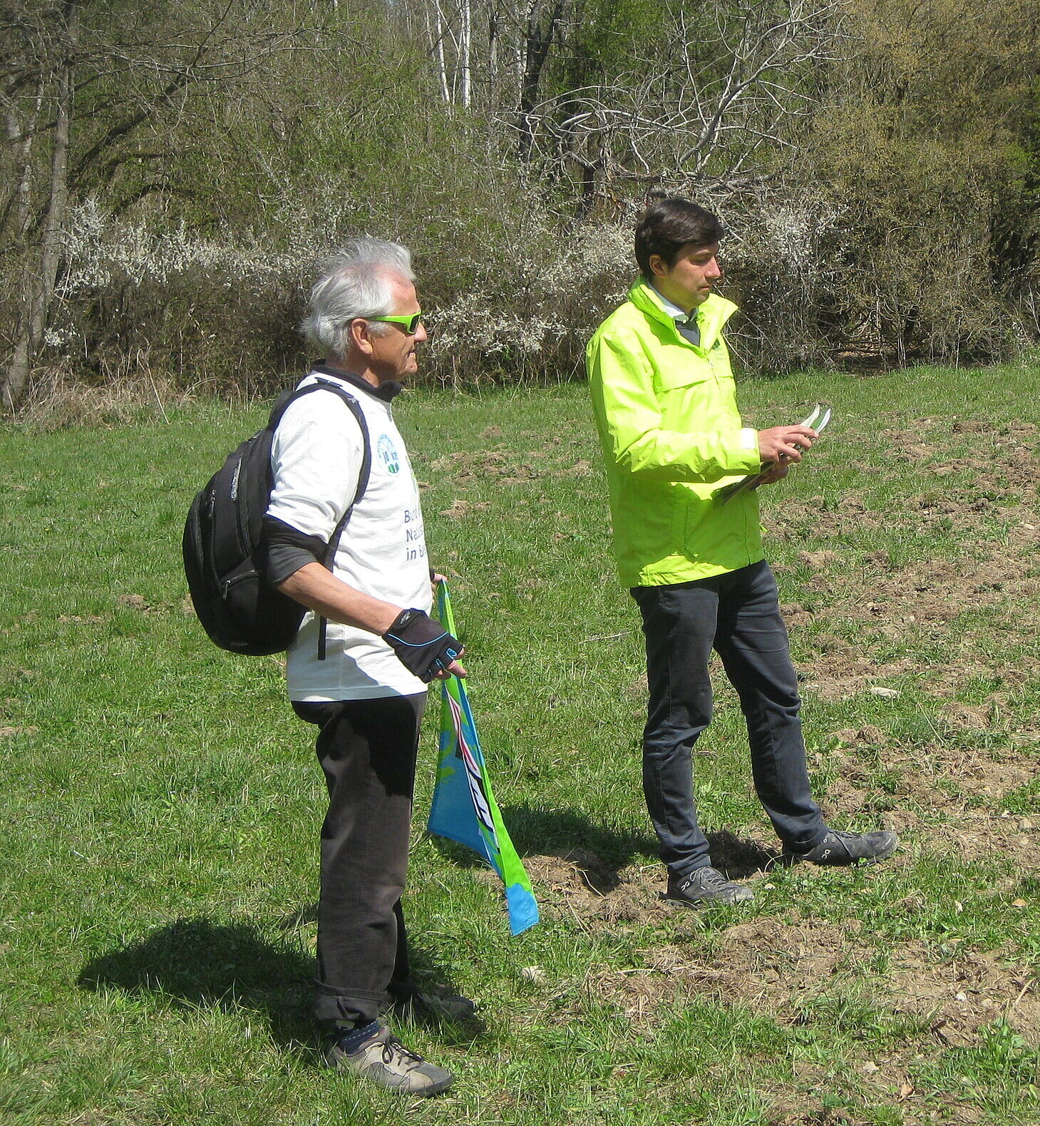 20210427 JA zu 5 Windrädern im Ebersberger Forst - Martin Geilhufe, Landebeauftragter des BN, und die Kreisgruppe Ebersberg um Olaf Rautenberg haben zu einem Pressetermin im Ebersberger Forst eingeladen