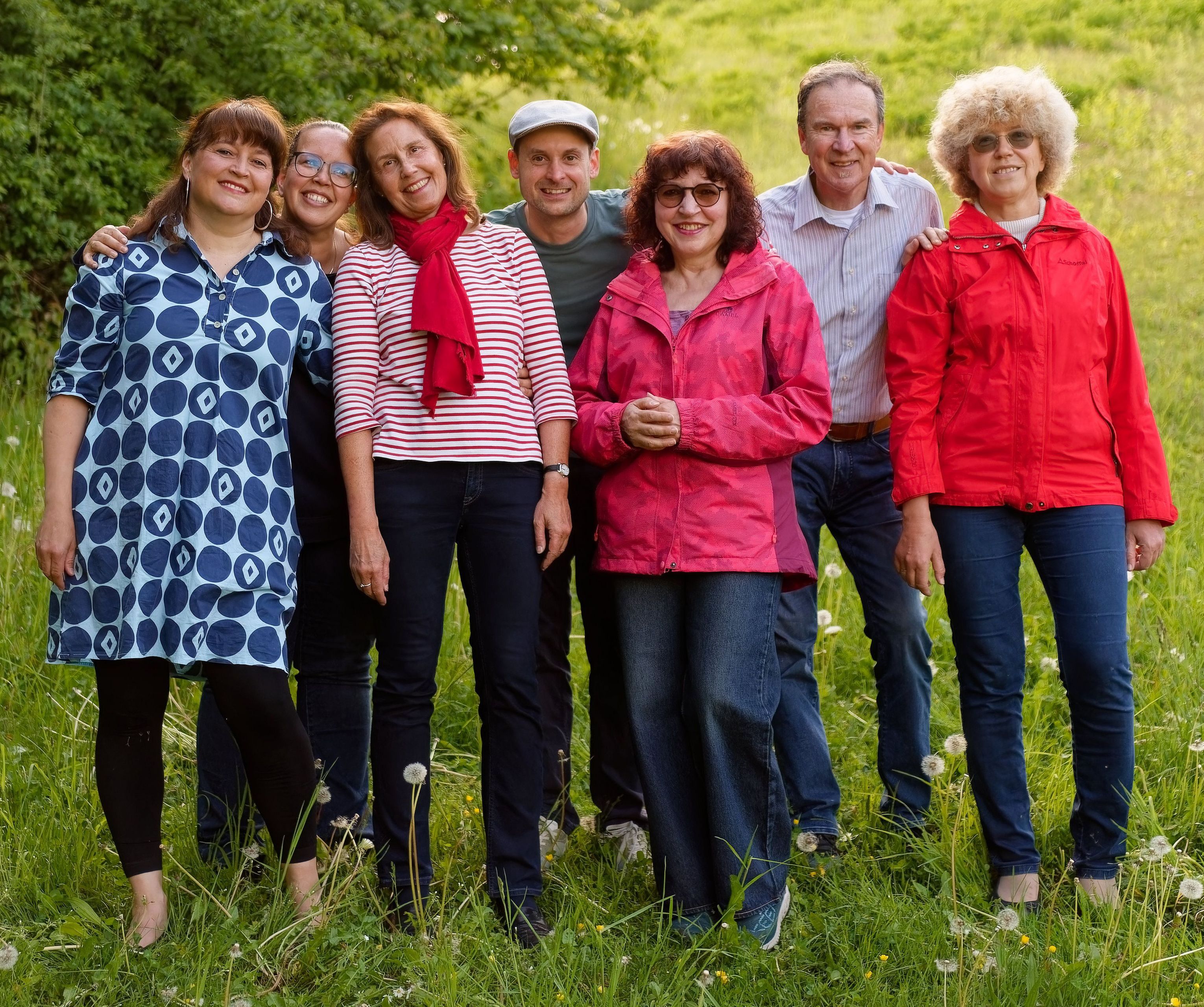 Miriam Benthaus, 1. Vorsitzende; Daniela Renner, Beisitzerin, Eva Schmid, Lukas Mayr, beide Beisitzer*in; Christina P. Tarnikas, Presse; Peter Fritsch, 2. Vorsitzender; Yvonne Großmann, Schriftführerin