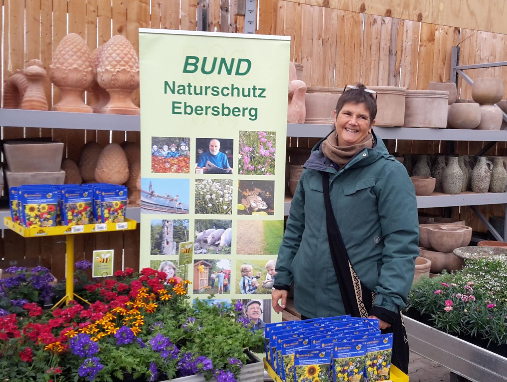 Beate Kiss - Bund Naturschutz - Infostand Urgibl