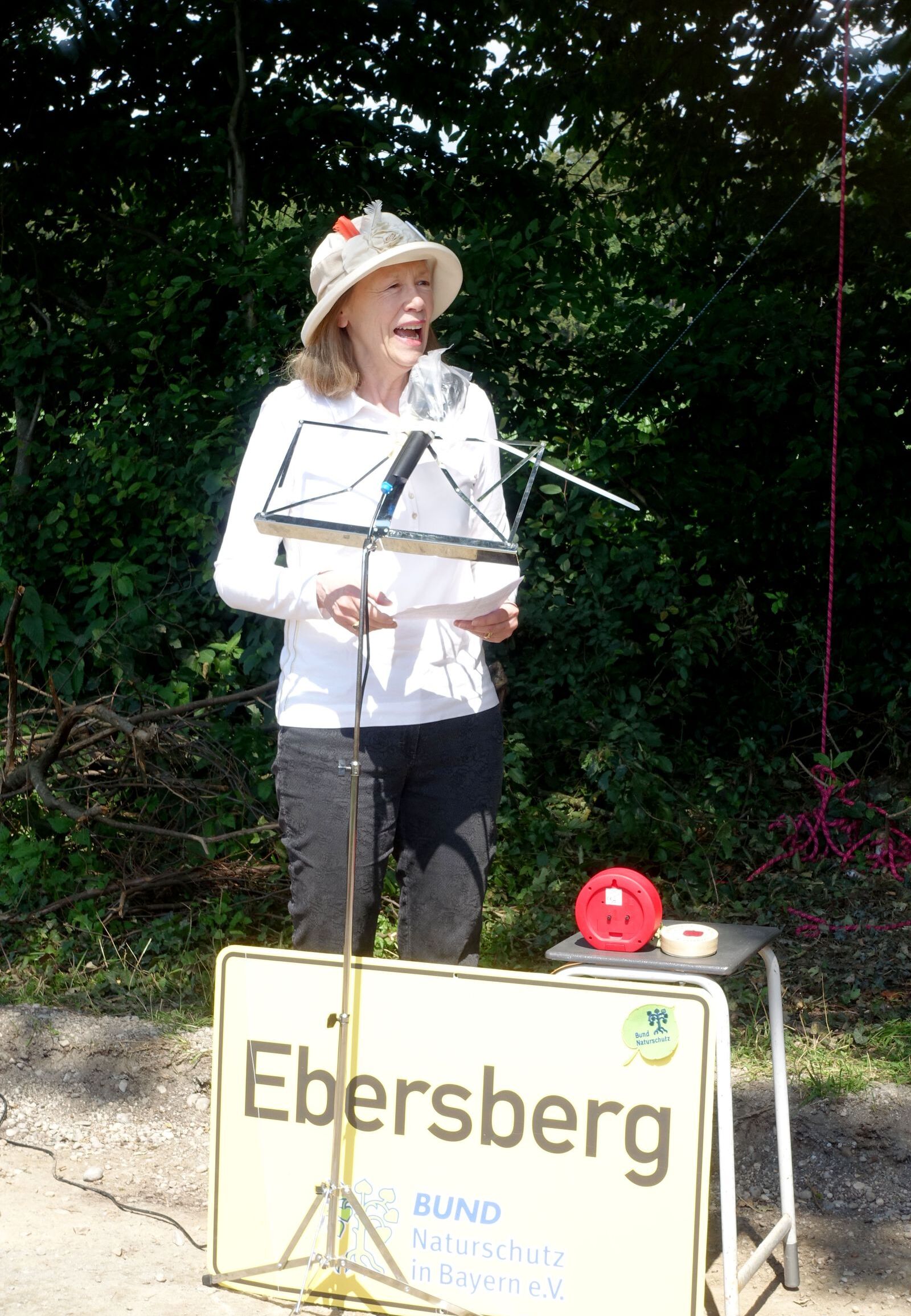 20200627-Demo für die alte Eiche in Grafing / Seeschneid-Bianka Poschenrieder (SPD)-Foto-Ernst Grill