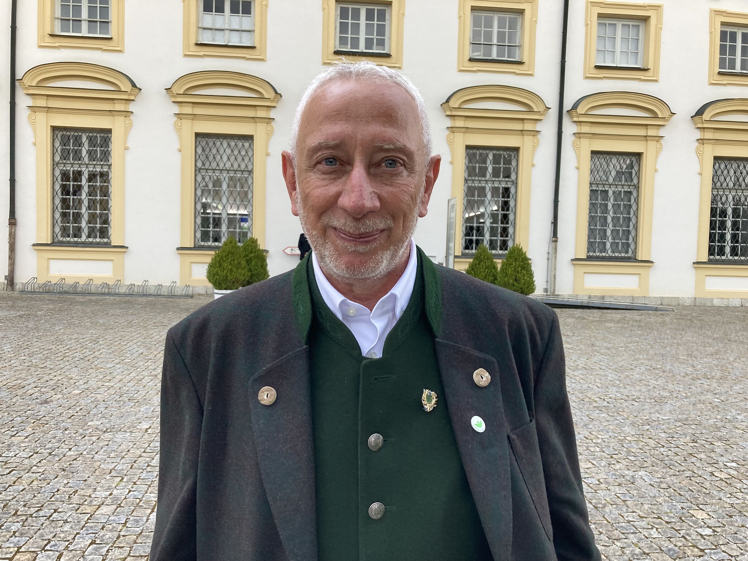 Staatsempfang Naturschutzwacht - Schloss Schleißheim - "Grüner Engel" Harry Heine - Foto: BUND Naturschutz Ebersberg