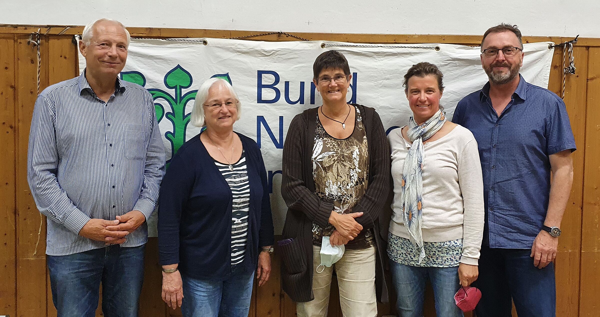 20210915_Neuer Vorstand in Kirchseeon - Lex Janssen, Gisela Sonnleitner, Beate Kiss, Cordula Wieland-Ulrich, Alexander Hoepler