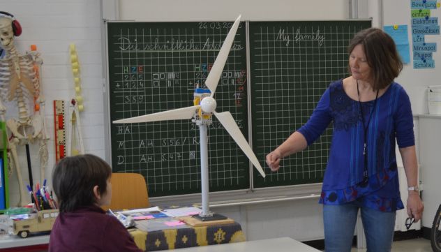 Windkraft-Workshop in der Grundschule (3. Klasse) Frühjahr 2025