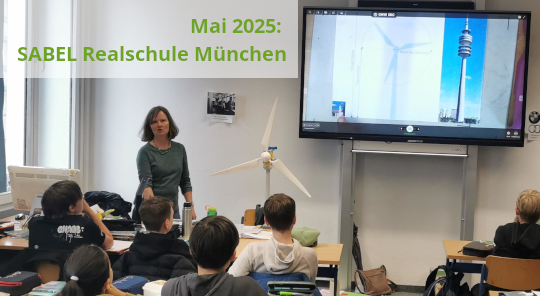 Workshop in der SABEL Realschule München im Mai 2025