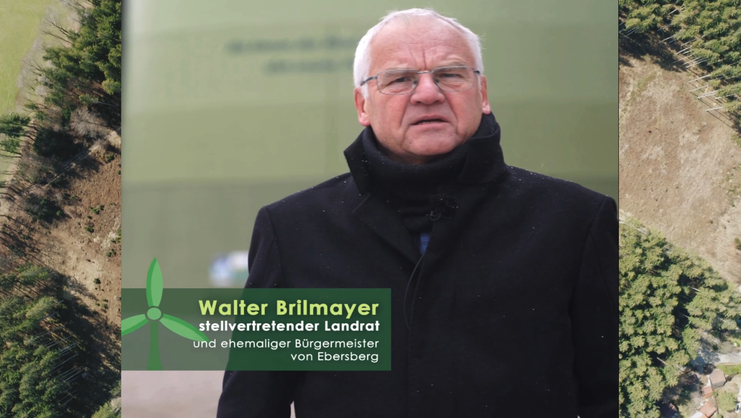 Walter Brilmayer sagt JA zu 5 Windrädern im Eberberger Forst