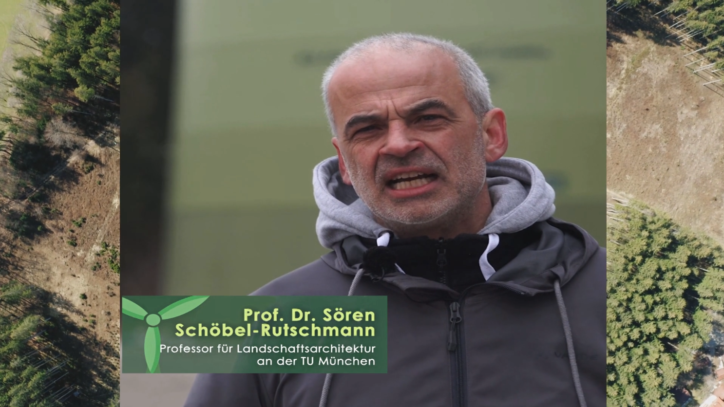 Prof Dr Sören Schöbel-Rutschmann sagt JA zu 5 Windrädern im Eberberger Forst