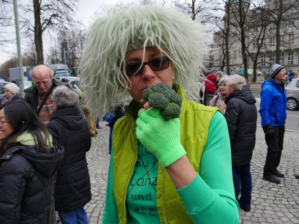 Rosi Reindl - Demo Europäisches Patentamt